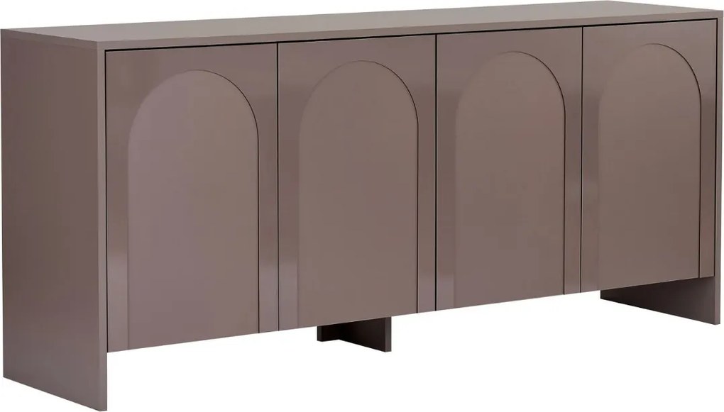 Dizajnová komoda Uchenna 180 cm mokka hnedá