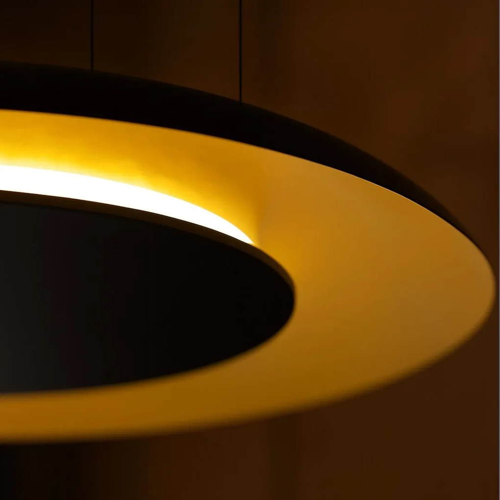 Závesné LED svietidlo Piattino, 1x LED 30w, 3000-6000k, b/g