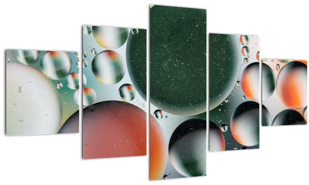 Obraz abstrakcie - bubliny (125x70 cm), 40 ďalších rozmerov