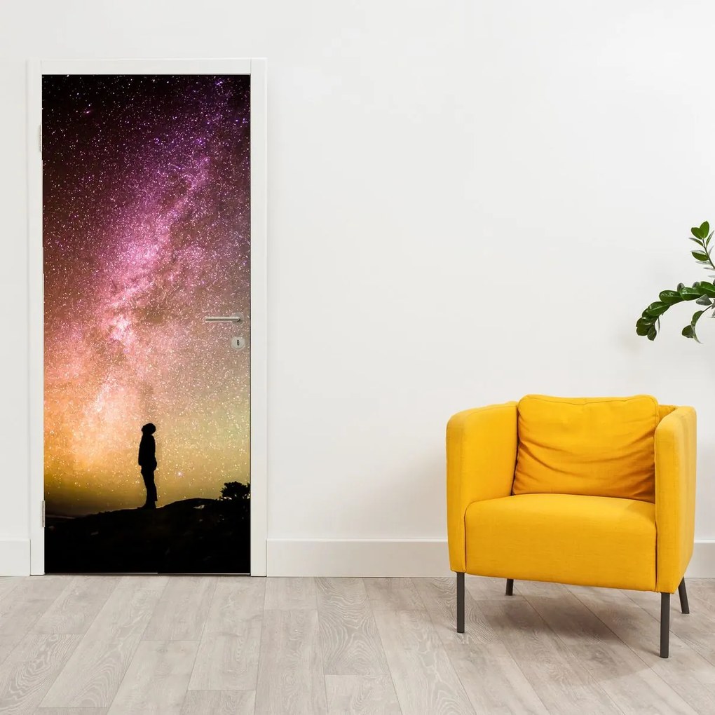 Fototapeta na dvere - Obloha plná hviezd (95x205cm)