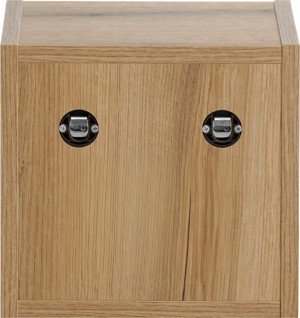 Comad Kúpeľňová skrinka závesná horná Qubik Nova Oak 26 dub coast evoke