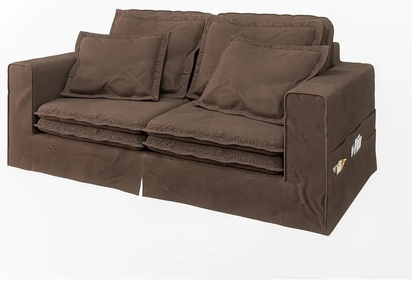 Tmavohnedá pohovka 196 cm Nora – Ropez