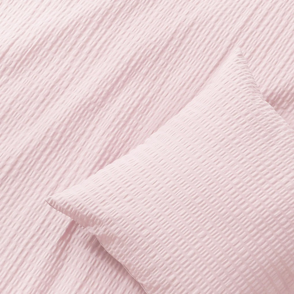 Goldea krepová obliečka na vankúš - púdrovo ružová 40 x 40 cm