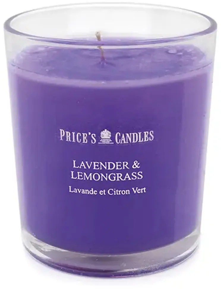 Price´s FRAGRANCE vonná sviečka v skle Levanduľa & Citrónová tráva - horenie 45h