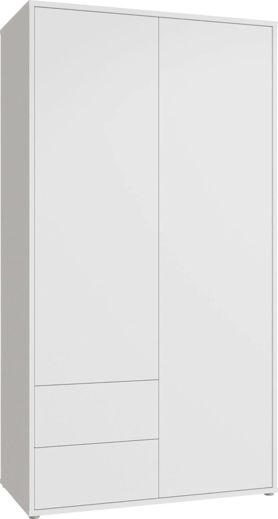 XXXLutz SKRIŇA S OTOČNÝMI DVERAMI, biela, 115/214/60 cm Carryhome - Skrine - 00068701832F