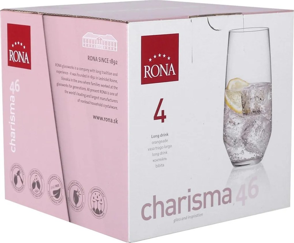 Rona poháre CHARISMA 460 ml 4 ks