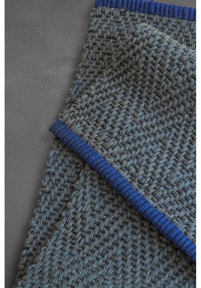 Tmavozelený jutový behúň 70x150 cm Notes – Mette Ditmer Denmark