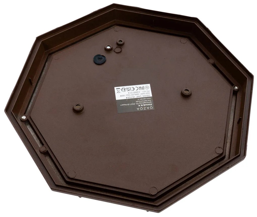 Rustikálne stropné svietidlo hrdzavo hnedé 26,5 IP44 - Bri