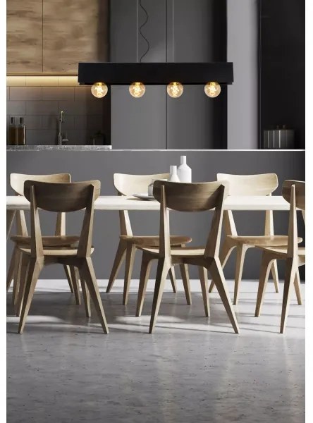 Lucide 30474/04/30 - Luster na lanku SURTUS 4xE27/60W/230V