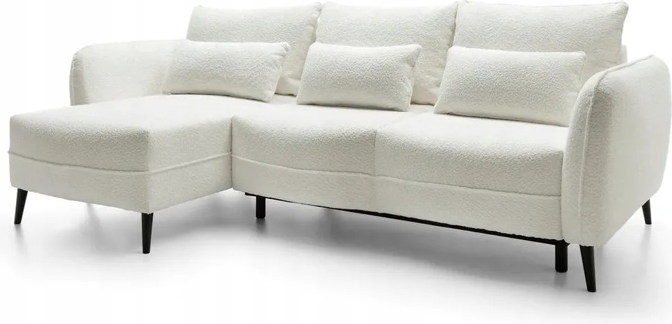 Rohová sedacia súprava Eilish (L) (krémová)