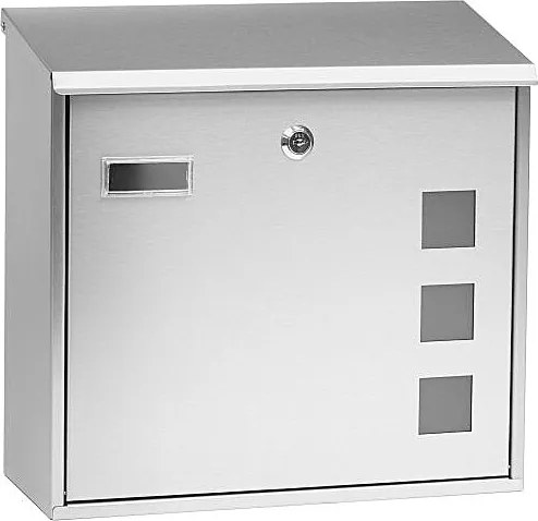 Poštová schránka s okienkami RICHTER BK.703.GN (nerez), RICHTER Nerez matný