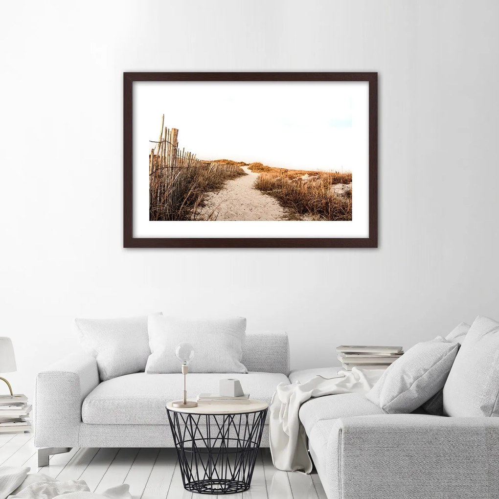 Gario Plagát Piesočná cesta Farba rámu: Bez rámu, Rozmery: 90 x 60 cm