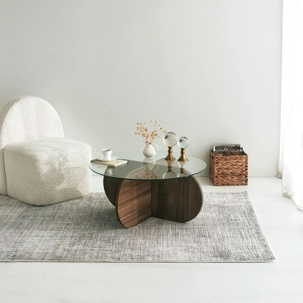 Konferenčný stolík Bubble Walnut