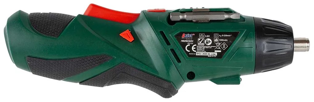 ASIST Aku skrutkovač 3,6V Li-ion, s príslušenstvom