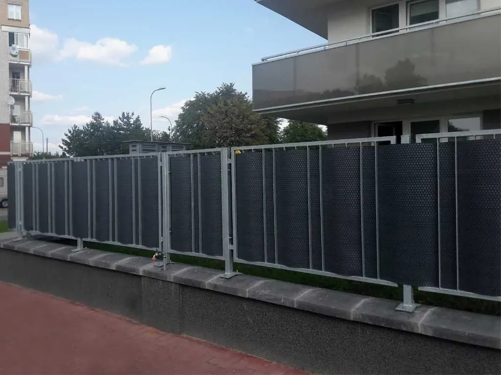 Zástena na balkón LEGI 3 x 0,9 m, ratan, tmavosivá ZJSG03601RD03