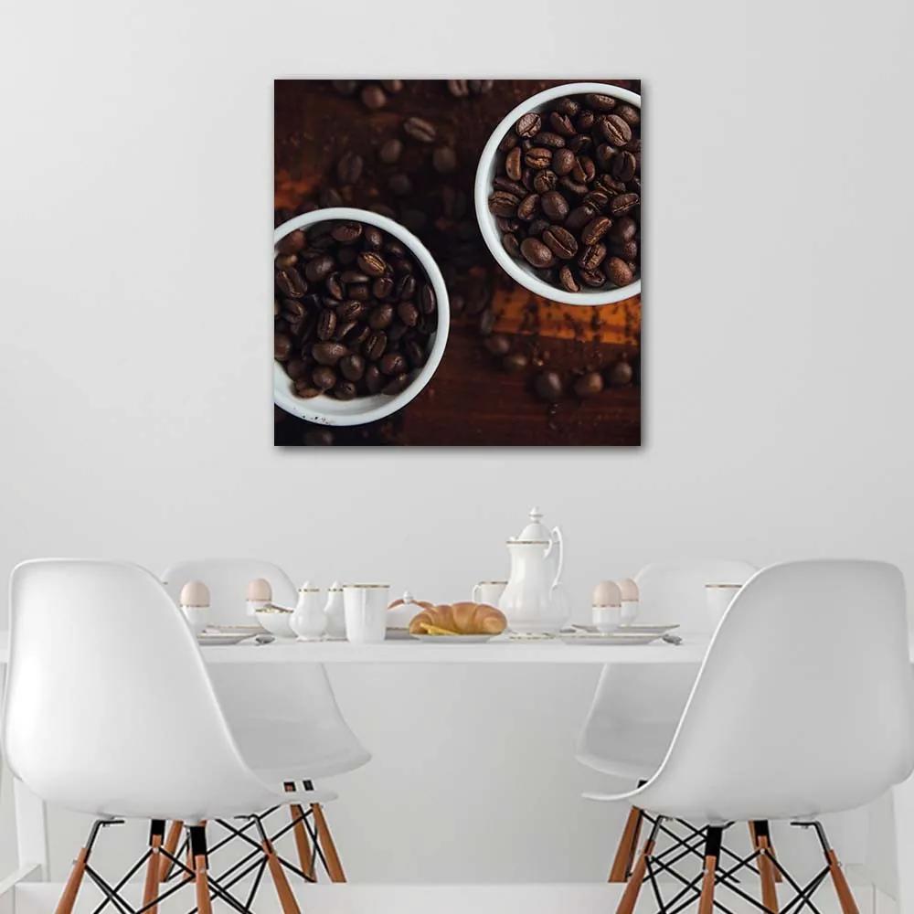 Gario Obraz na plátne Šálky plné kávy Rozmery: 30 x 30 cm