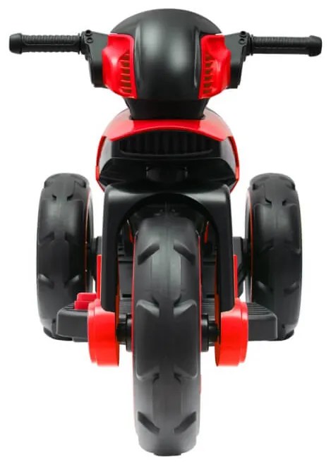 Detská elektrická motorka POLICE červená