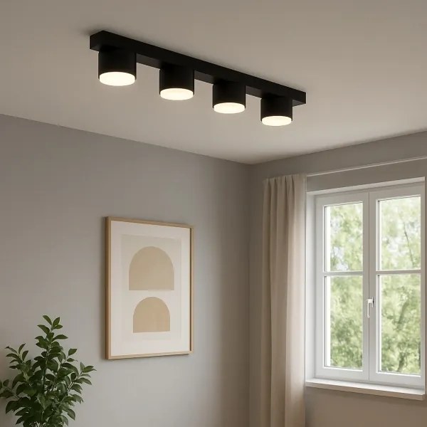 Brilagi - LED bodové svietidlo MONO 4xGX53/30W/230V čierne