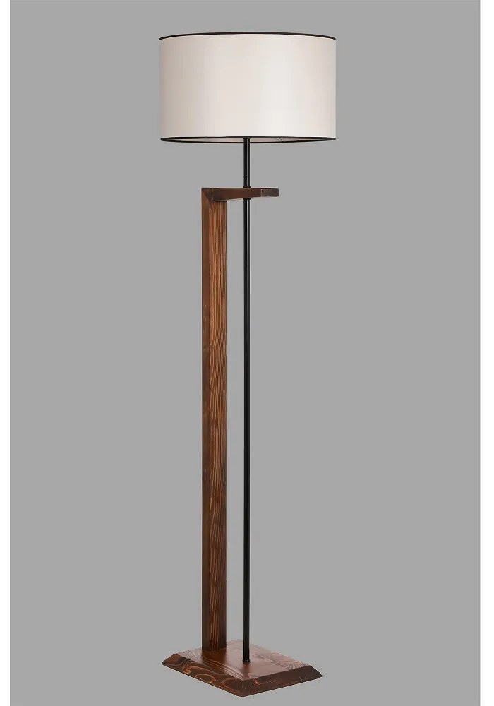 Dizajnová stojanová lampa Jadey 163 cm krémová
