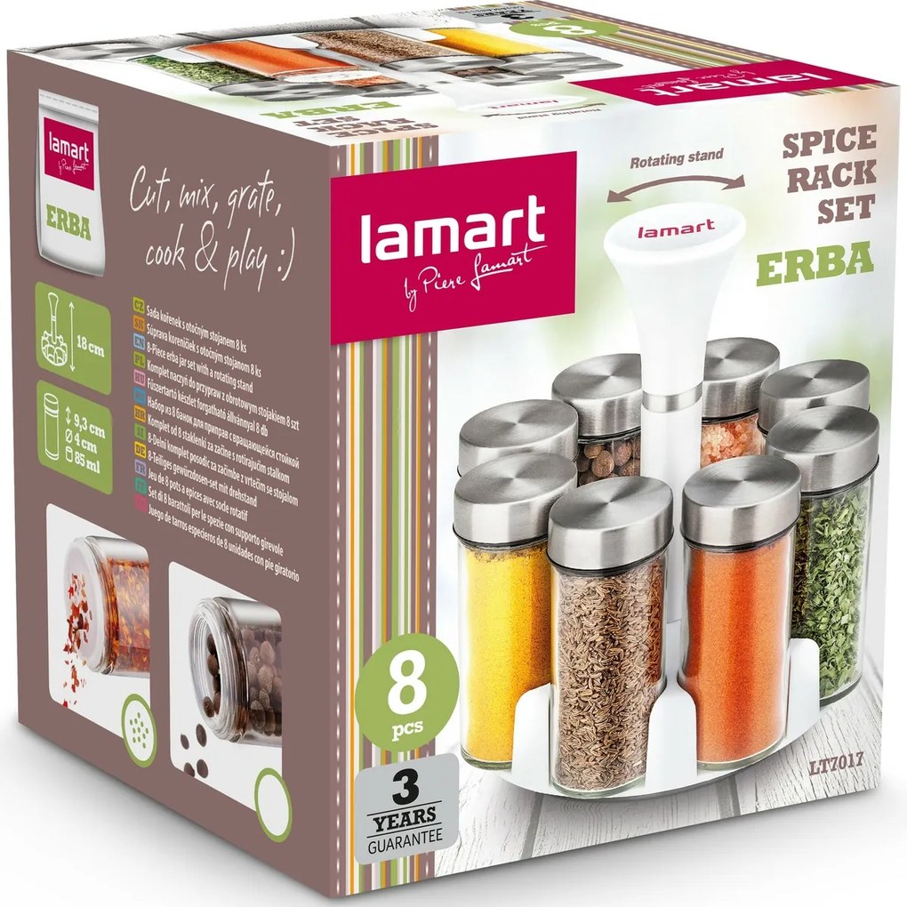 LAMART LT7017 SADA KOŘENEK 8KS ERBA