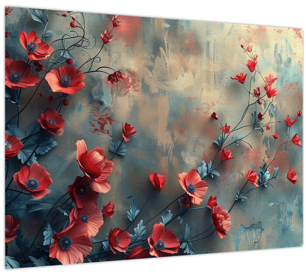 Obraz - Vlčie maky (70x50 cm)