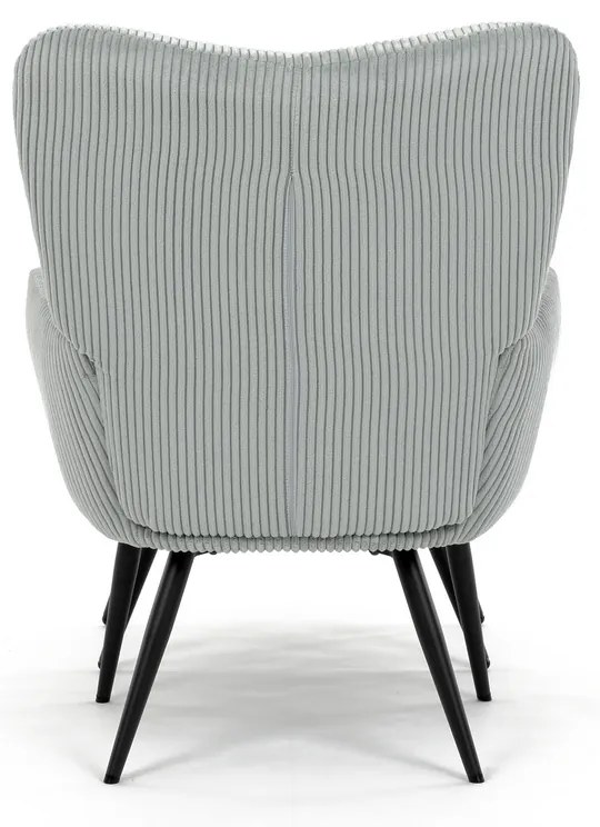 Relaxačné kreslo s podnožkou L7285 BLUE6, modré