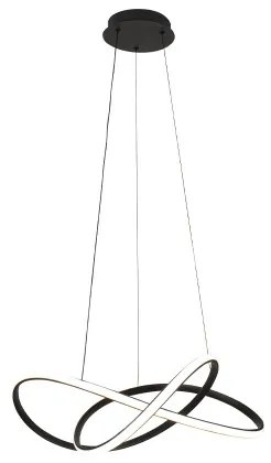 LED Stmievateľný luster na lanku LED/85W/230V 3000-6500K + diaľkové ovládanie