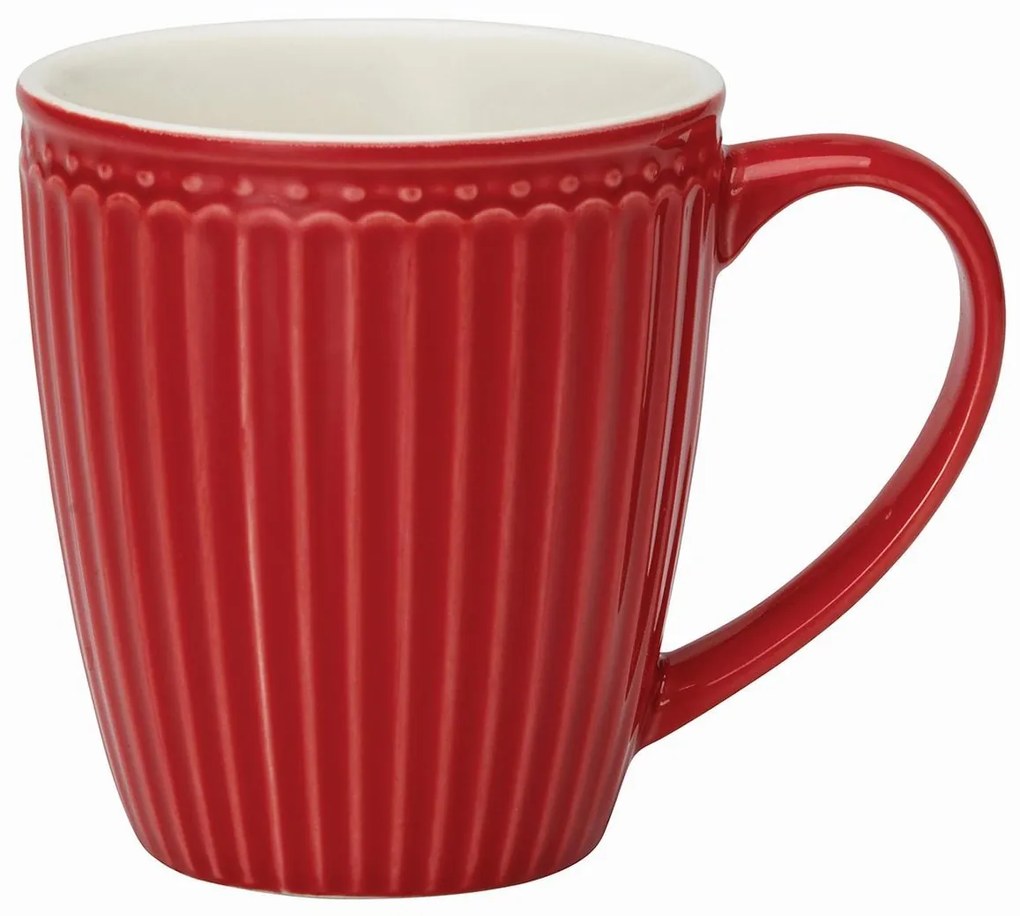 GREEN GATE Hrnček Alice Red 350 ml