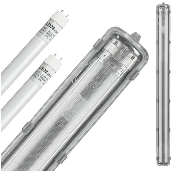 Brilagi - LED Tech. zářivkové svítidlo OPTIMA T8 2xG13/18W/230V IP65, 110 ks