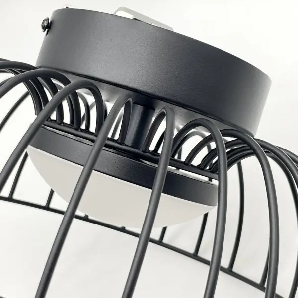 LED stropné svietidlo BETSY LED/12W/230V pr. 25 cm čierne