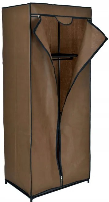 Šatníková skriňa FELA tmavohnedá