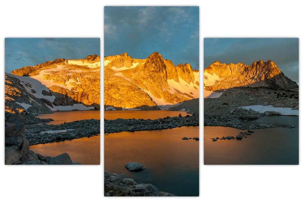Obraz vysokohorskej krajiny (90x60 cm)