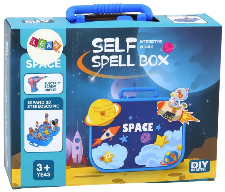 LEAN TOYS Kufor Vesmír - 228 kusov