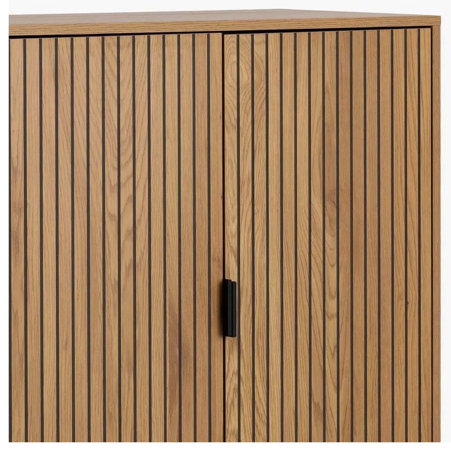 Skrinka v dekore duba v prírodnej farbe 80x140 cm Jaipur – Actona