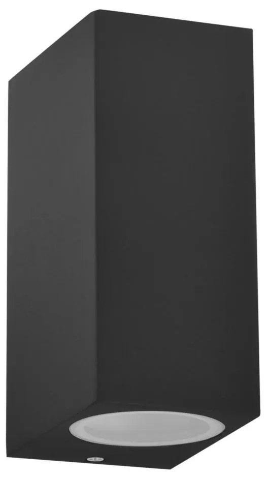 Vonkajšie nástenné svietidlo BOSTON 2xGU10/10W/230V antracit