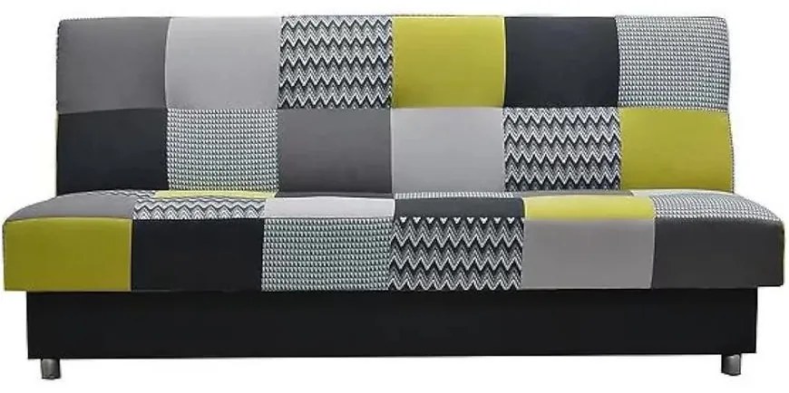 Sedačka Zigzak mix žltý