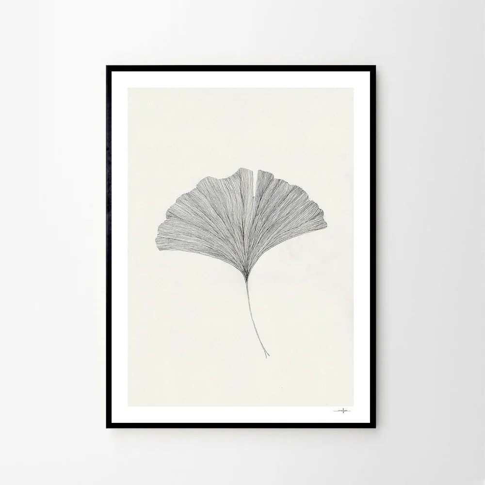 The Poster Club Plagát Ginkgo Leaf by Ana Frois A4 (21x27cm)