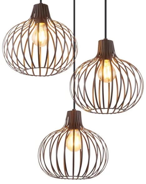 Globo 33379311 - Závesné svietidlo na lanku MATEO 3xE27/40W/230V