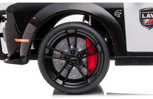 Elektrické autíčko Dodge Challenger Policie 50W/4500 mAh čierno-biele