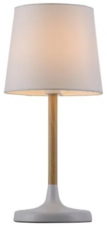 Leuchten Direkt 14423-16 - Stolná lampa NIMA 1xE14/40W/230V biela