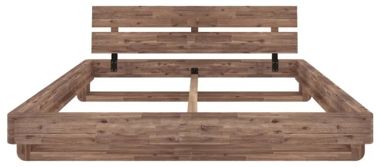 furniture-nabytek.cz - Masívna posteľ Madras z brúseného akácie, prírodná – 180x200 cm