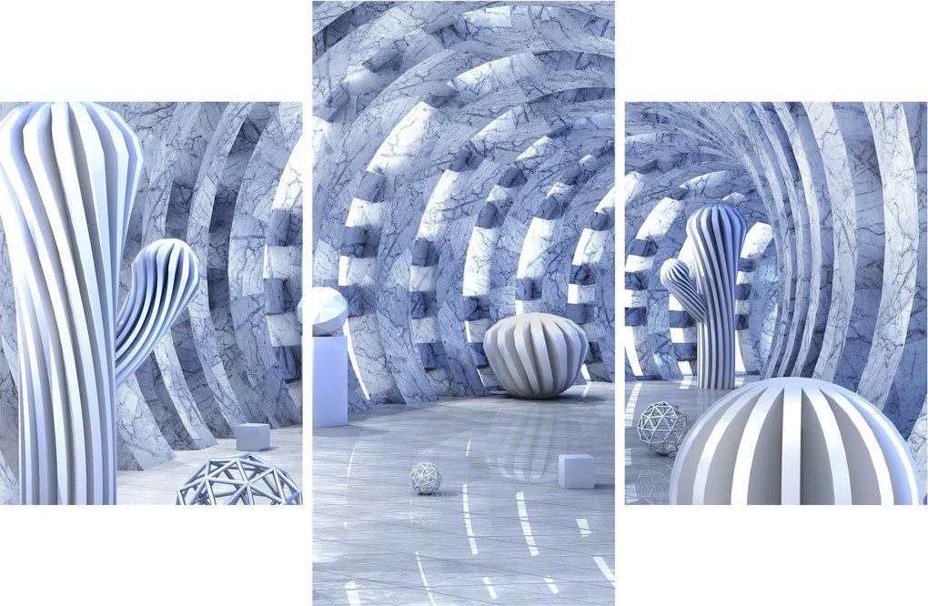 Obraz - 3D abstrakcia (90x60 cm)