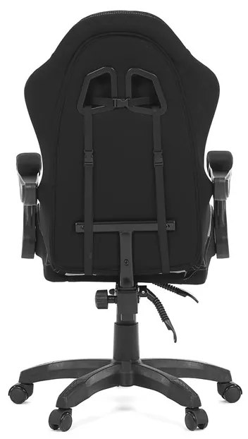 Autronic BONTEC Herné kreslo, synchrónny mechanizmus, čierna látka, KA-R209 GREY Farba: Čierna