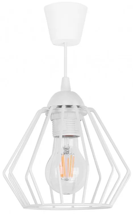 Loft jednoduchá kovová závesná lampa Edison