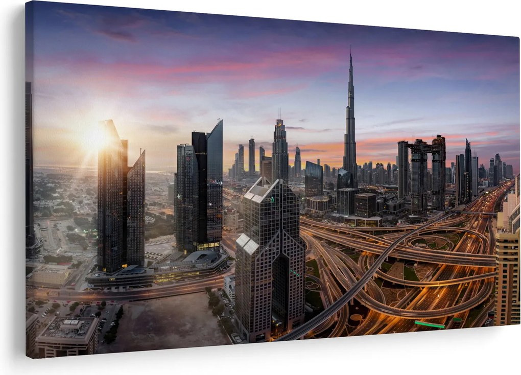 Obraz - Panorama Dubaja (90x60 cm)