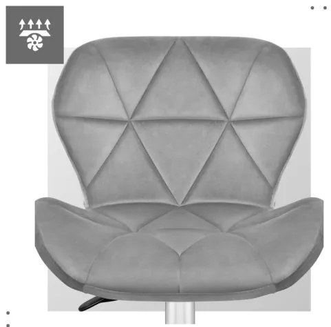 Kancelárska stolička Mark Adler - Future 3.0 Grey Velur