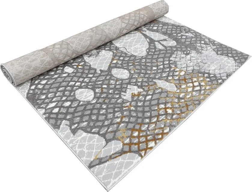 DC Koberec Texas 067 žltá sivá Rozmer: 120×170 cm