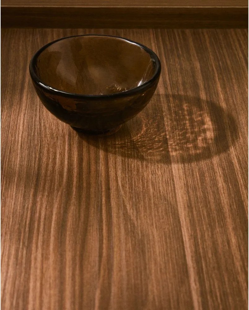 Hnedá sklenená miska Sileia – Kave Home