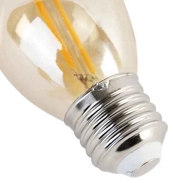 Sada 5 stmievateľných LED žiaroviek E27 P45 Goldline 3,5 W 330 lm 2100 K