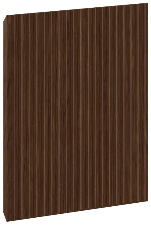 Mexen Mexen, Rýhované čelo pre korpus kúpeľňovej skrinky 45 x 43,5 cm, orech, 91A21-0450-470-1-86